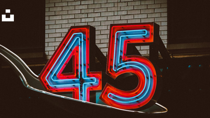 Unique stylized numeric font designs for creative numbering