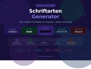 Schriftarten und Schriftarten Generator – Alles, Was Du Wissen Musst