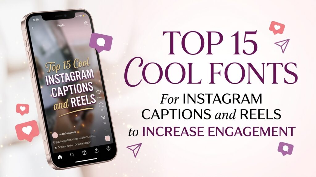 cool fonts for instagram captions